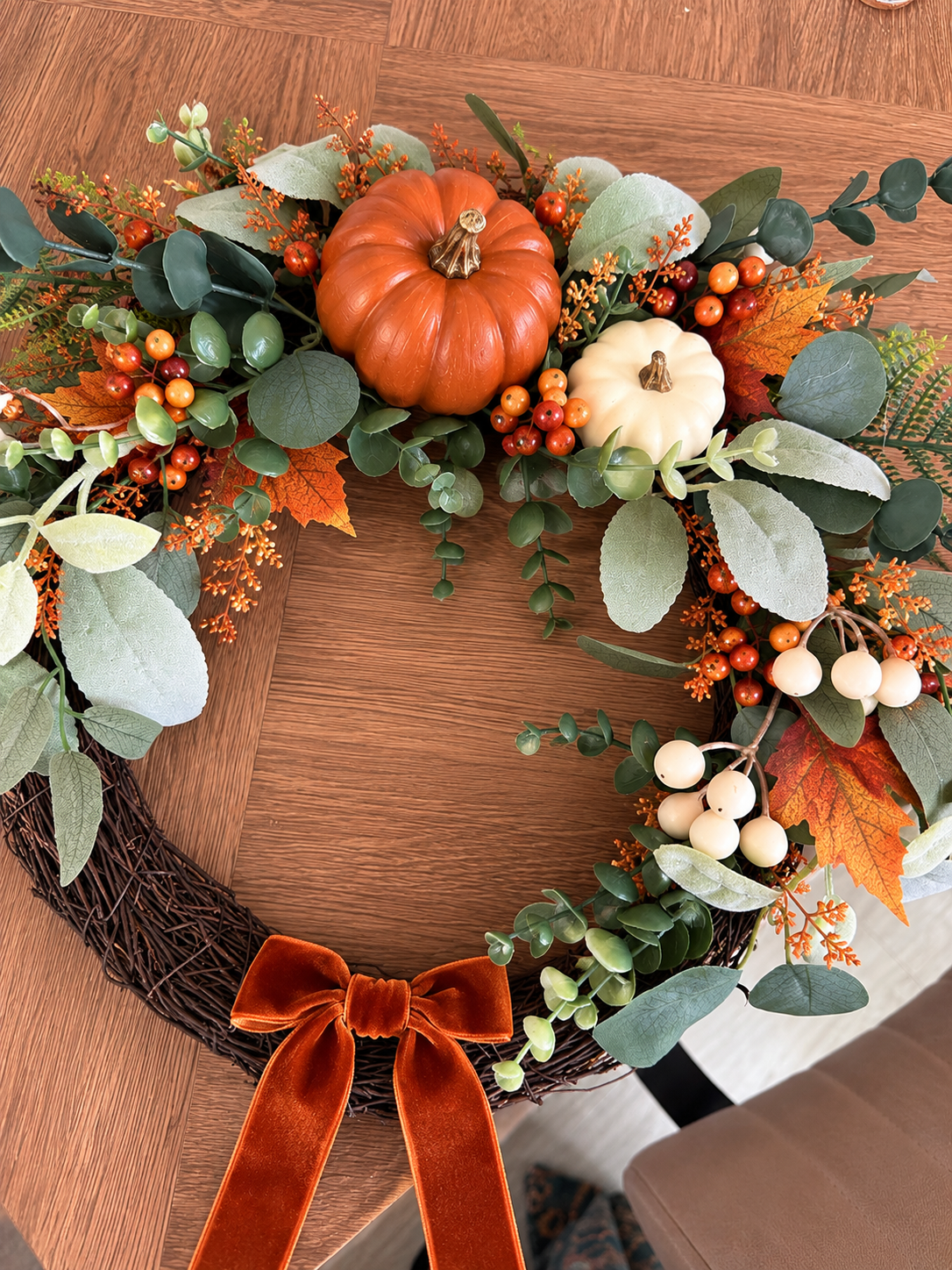 The Accidental Autumn Wreath